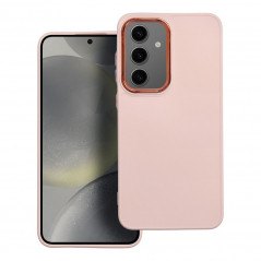 Kryt FRAME na Samsung Galaxy S24 PLUS Elegantní  Pudrově růžový