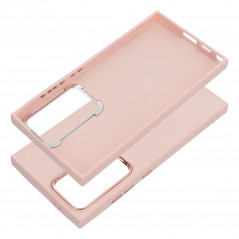 Kryt FRAME na Samsung Galaxy S24 ULTRA Elegantní  Pudrově růžový