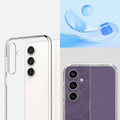 Kryt Spigen Liquid Crystal na Samsung Galaxy S23 FE Křišťálově čistý  Průhledný