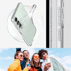 Kryt Spigen Liquid Crystal na Samsung Galaxy S23 FE Křišťálově čistý  Průhledný