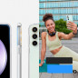 Kryt Spigen Liquid Crystal na Samsung Galaxy S23 FE Křišťálově čistý  Průhledný