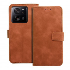 Peněženkové pouzdro TENDER Book na XIAOMI 13T Pro Hnědý