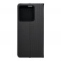 Peněženkové pouzdro LUNA Book Carbon na XIAOMI 13T Pro Uhlíkové vlákno, Elegantní  Černý