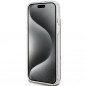 Kryt Guess 4G Gold Stripe na Apple iPhone 15 Plus Elegantní  Hnědý