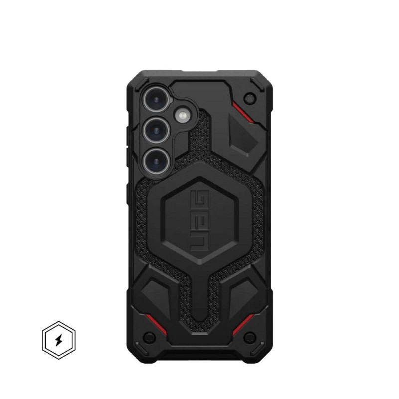 Kryt Urban Armor Gear Monarch Pro na Samsung Galaxy S24 MagSAFE  Kevlarově černý