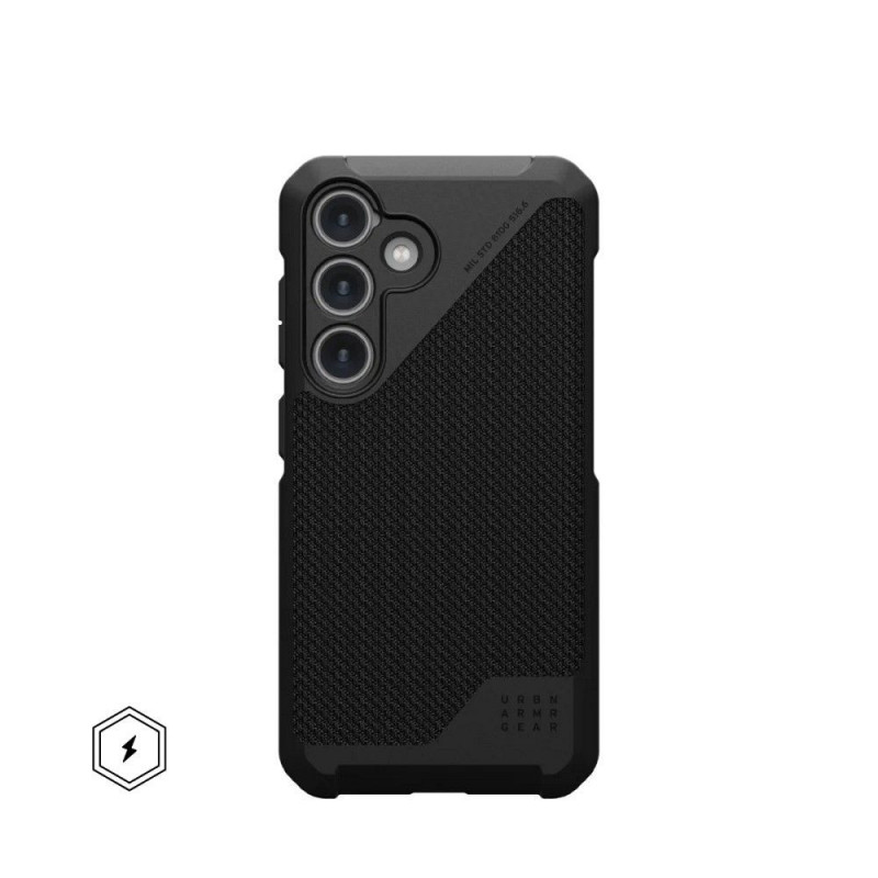 Kryt Urban Armor Gear Metropolis LT na Samsung Galaxy S24 Prémiové pouzdro  Kevlarově černý