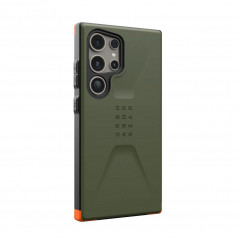 Kryt Urban Armor Gear Civilian na Samsung Galaxy S24 ULTRA Prémiové pouzdro  MagSAFE  Olivový