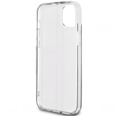 Kryt Guess 4G Gold Stripe na Apple iPhone 15 Plus Elegantní  Černý