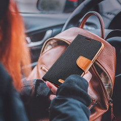 Peněženkové pouzdro CANVAS Book na Samsung Galaxy S23 FE Černý
