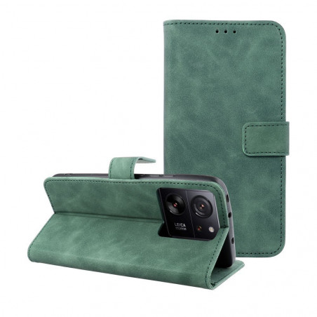 Peněženkové pouzdro TENDER Book na XIAOMI 13T Pro Zelený