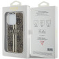 Kryt Guess 4G Gold Stripe na Apple iPhone 15 Pro Max Elegantní  Hnědý