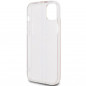 Kryt Guess 4G Gold Stripe na Apple iPhone 15 Plus Elegantní  Růžový