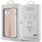 Kryt Guess 4G Gold Stripe na Apple iPhone 15 Plus Elegantní  Růžový
