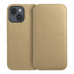 Peněženkové pouzdro Dual Pocket book na Samsung Galaxy A15 LTE Zlatý