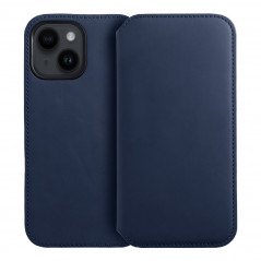 Peněženkové pouzdro Dual Pocket book na Samsung Galaxy A15 LTE Tmavší modrý