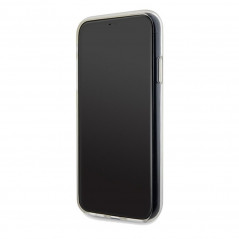 Kryt Guess IML Faceted Mirror na Apple iPhone 11 Elegantní  Duhové disco