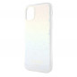 Kryt Guess IML Faceted Mirror na Apple iPhone 11 Elegantní  Duhové disco