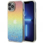 Kryt Guess IML Faceted Mirror na Apple iPhone 12 Elegantní  Duhové disco