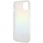 Kryt Guess IML Faceted Mirror na Apple iPhone 12 Elegantní  Duhové disco