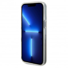 Kryt Guess IML Faceted Mirror na Apple iPhone 13 Pro Max Elegantní  Duhové disco