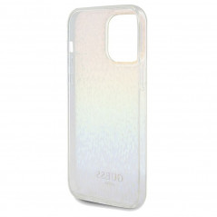 Kryt Guess IML Faceted Mirror na Apple iPhone 13 Pro Max Elegantní  Duhové disco