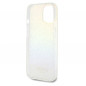 Kryt Guess IML Faceted Mirror na Apple iPhone 14 Elegantní  Duhové disco