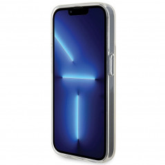 Kryt Guess IML Faceted Mirror na Apple iPhone 14 Pro Max Elegantní  Duhové disco