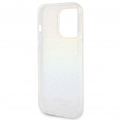 Kryt Guess IML Faceted Mirror na Apple iPhone 14 Pro Max Elegantní  Duhové disco