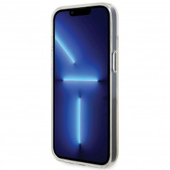 Kryt Guess IML Faceted Mirror na Apple iPhone 15 Elegantní  Duhové disco