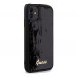 Kryt Guess Sequin Script Metal na Apple iPhone 11 Elegantní  Černý