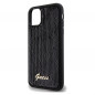 Kryt Guess Sequin Script Metal na Apple iPhone 11 Elegantní  Černý
