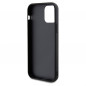 Kryt Guess Sequin Script Metal na Apple iPhone 12 Elegantní  Černý