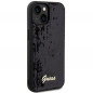 Kryt Guess Sequin Script Metal na Apple iPhone 14 Elegantní  Černý