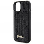 Kryt Guess Sequin Script Metal na Apple iPhone 14 Elegantní  Černý