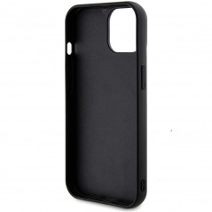 Kryt Guess Sequin Script Metal na Apple iPhone 14 Elegantní  Černý