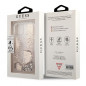 Kryt Guess Liquide Glitter Charms na Apple iPhone 12 Elegantní  Zlatý