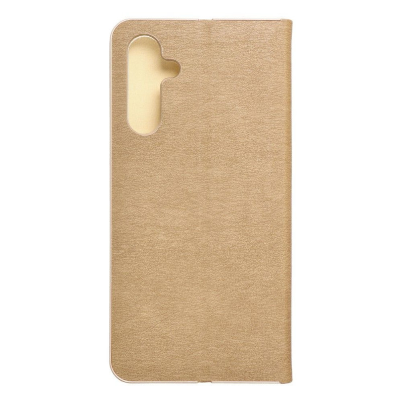 Peněženkové pouzdro LUNA Book Gold na Samsung Galaxy A15 LTE Elegantní  Zlatý