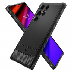 Kryt Spigen Armor na Samsung Galaxy S24 ULTRA Uhlíkové vlákno, Elegantní  Černý
