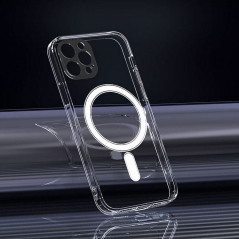 Kryt Clear Mag Cover na Apple iPhone 12 MagSAFE  Průhledný