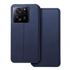 Peněženkové pouzdro Dual Pocket book na XIAOMI 13T Pro Tmavší modrý
