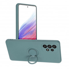 Kryt Silicone ring na Samsung Galaxy A35 Zelený