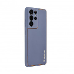 Kryt LEATHER na Samsung Galaxy A35 Modrý