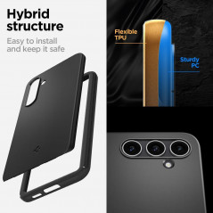 Kryt Spigen Thin Fit na Samsung Galaxy S23 FE Černý