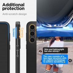 Kryt Spigen Thin Fit na Samsung Galaxy S23 FE Černý