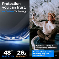 Kryt Spigen Optik Armor na Samsung Galaxy S23 FE Temně zelená