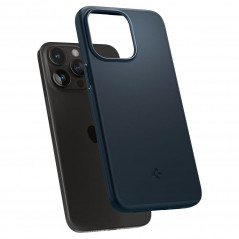 Kryt Spigen Thin Fit na Apple iPhone 15 Pro Max Metalická břidlicově šedá