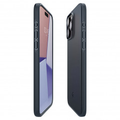 Kryt Spigen Thin Fit na Apple iPhone 15 Pro Max Metalická břidlicově šedá