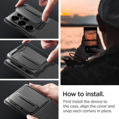 Kryt Spigen Armor na Samsung Galaxy S24 ULTRA Černý