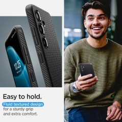 Kryt Spigen  Liquid Air na Samsung Galaxy S24 Matná černá