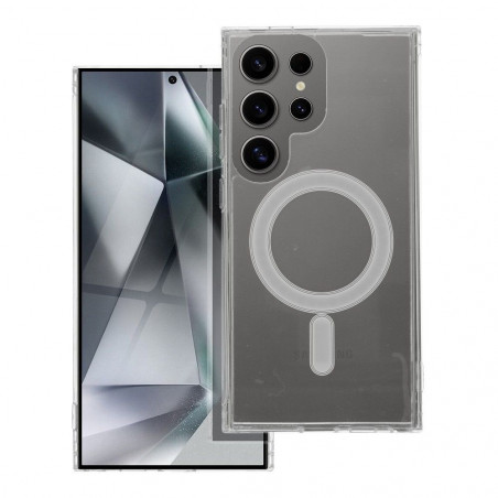 Kryt Clear Mag Cover na Samsung Galaxy S24 ULTRA MagSAFE  Průhledný